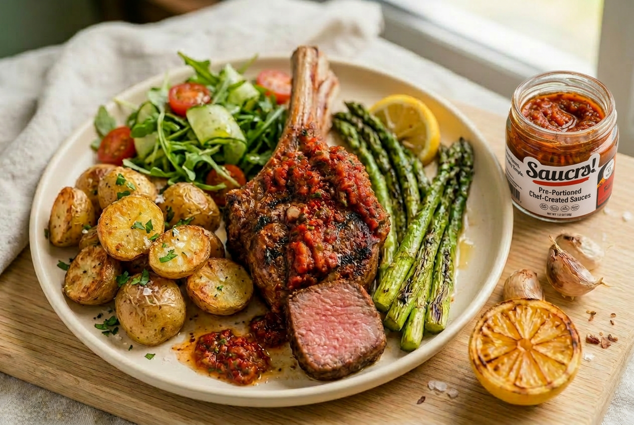 Red Chimichurri Lamb Chops